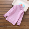 2020 Winter Children Clothes Teenager Big Girl Sweaters Long Sleeve Warm Turtleneck Pullover Tops Knitted Sweaters For Girl kids