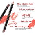 12 Colors Lip Makeup Pencils Long Lasting Waterproof Matte Lip Liner no blooming Smooth soft lipstick TSLM1