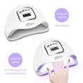 LED Nail Lamp for Manicure 114W/90W/54W Nail Dryer Machine UV Lamp For Curing UV Gel Nail Polish With Motion sensing LCD Display