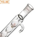 YCLAB 300mm 24/29 Condenser Pipe with Bulbed Inner Tube Standard Ground Mouth Borosilicate Glass Laboratory Chemistry Equipment