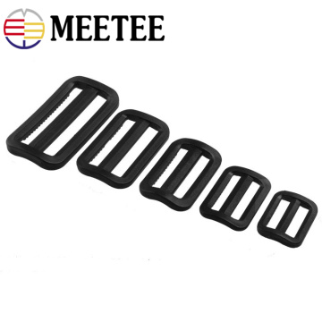 Meetee 25mm,32mm,38mm,50mm Plastic Adjust Buckle Backpack Luggage Bags Straps Plastic Belt Buckles for Fastener Accessories