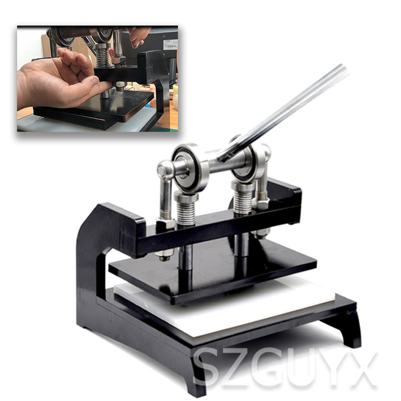 Multi-function manual press manual knife die cutting machine leather cloth cutting machine punching machine embossing machine