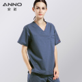 ANNO Cotton Scrubs Set Nursing Uniforms for Unisex Elastic Clothing Height Quality Nurse Uniform Hospital Staff Suit