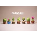 Miniature Mini Small Cactus Potted Plant Resin Candy Toy Model Ornaments Action Figures Toys for Children Kids Doll Home Decor