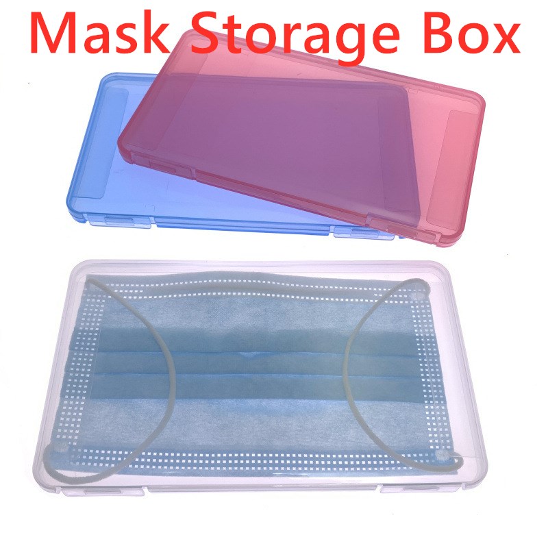 Disposable Portable Porta Mascarilla Face Masks Container Mask Case Storage Box Disposable Safe No Pollution Mask Organizer