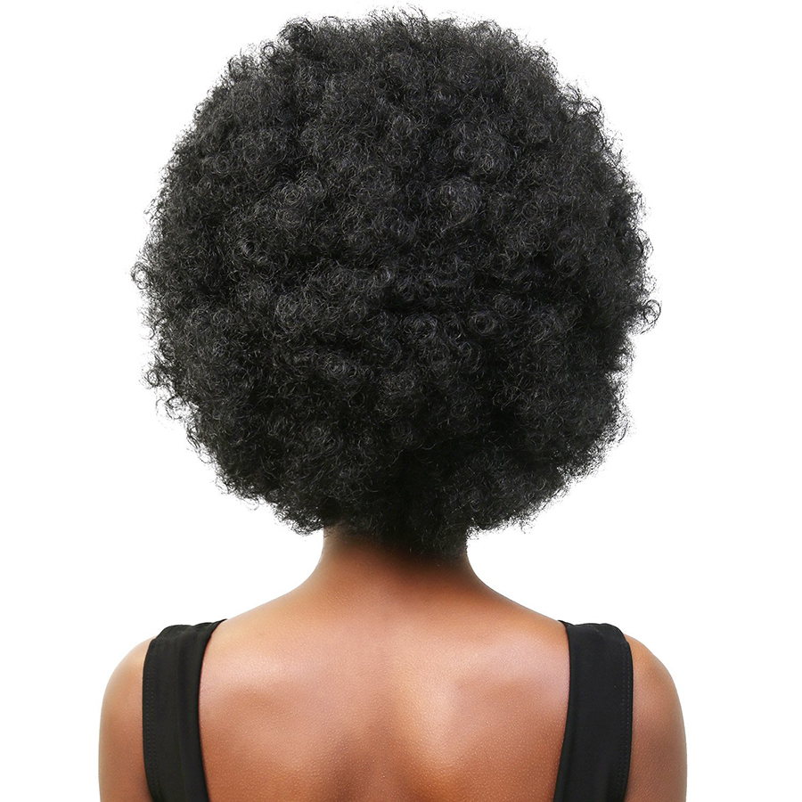 hairpiece hair afro puff bun synthetic large size curly chignon for black women with drawstring and clips in wig size