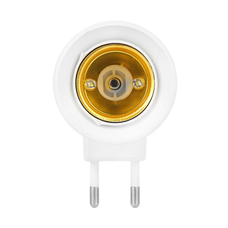 1Pcs E27 LED light Male Sochet Base type to AC Power 220V EU Plug lamp Holder Bulb Adapter Converter + ON/OFF Button Switch