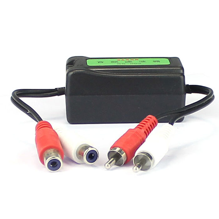 Car Auto Home Stereos Mini Ground Loop Isolator Noise Reduction Filter Noise Reduction Car Accessoreis#YL10