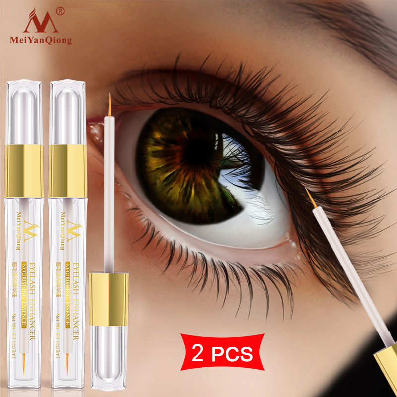 2pcs/lot Super Eyelash Growth Treatments Make Up Eyelash Care Lengthening Thick Eye Care Serum Eye Curling Herbal Extract