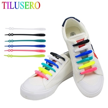 14pcs/set No TIE Lacing system Silicone Shoelace Elastic Shoelaces For Adults/Kids Sports Shoe No Tie Shoes Accessories