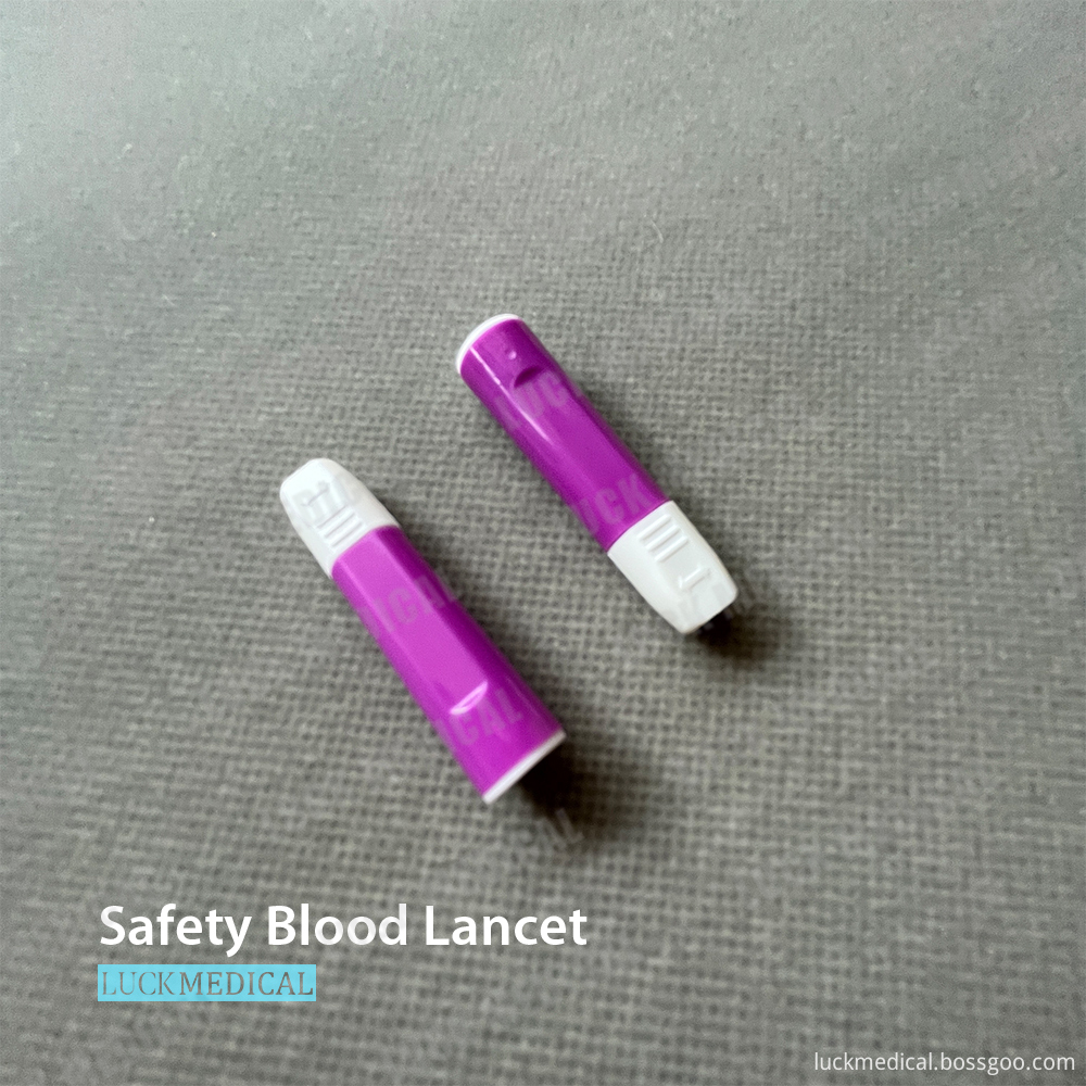 Safety Blood Lancet Press Type 28