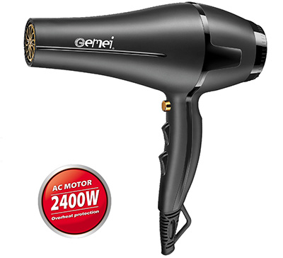 2400W professional hair dryer blow hot air style with Nozzles hot cold air speed adjust Salon Hair Styling Tool 220-240v Voltage