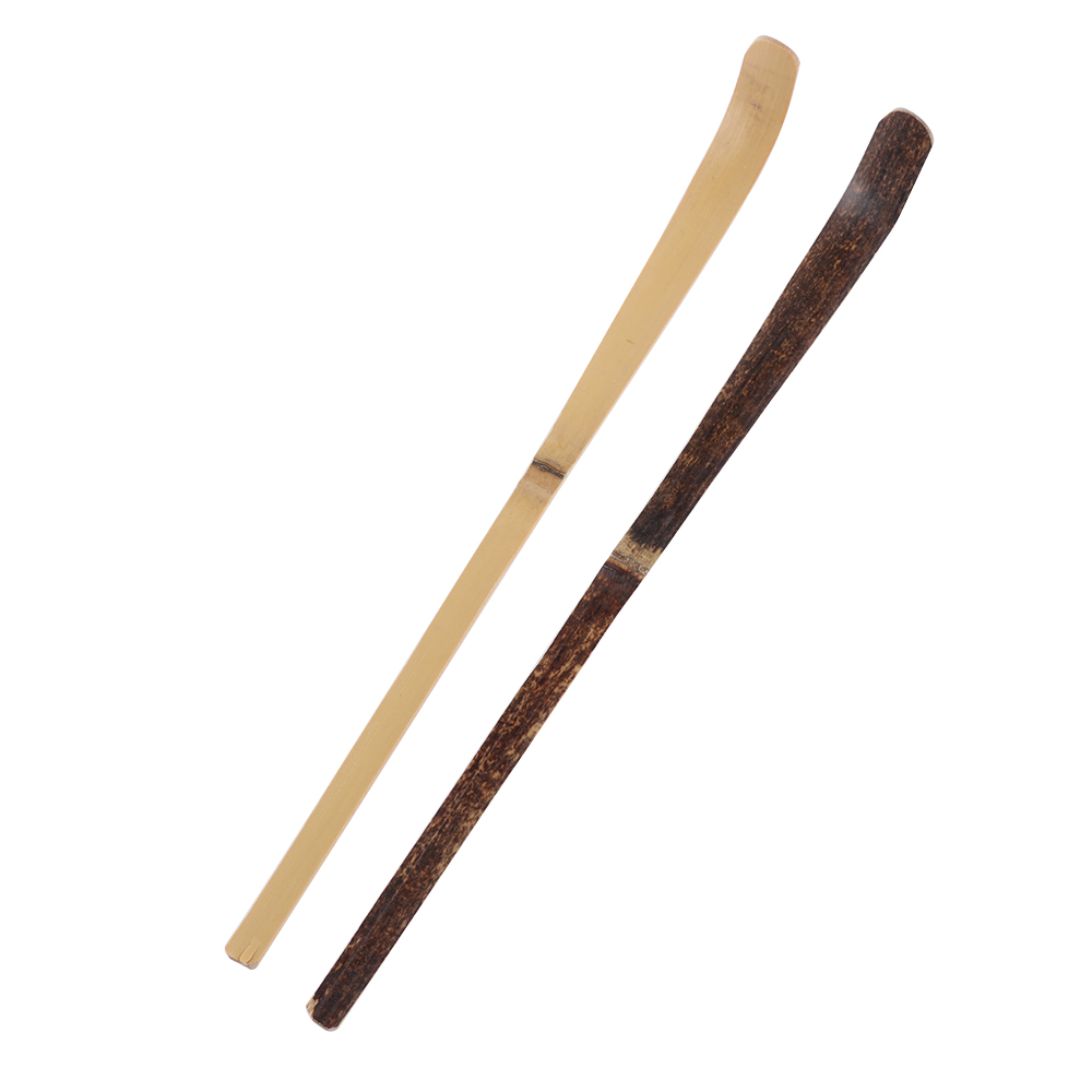 180*10*10mm Wood Cooking Utensil Teaware Spice Gadget Tea Leaf Matcha Sticks Spoon Teaware Black Bamboo Kitchen Tool