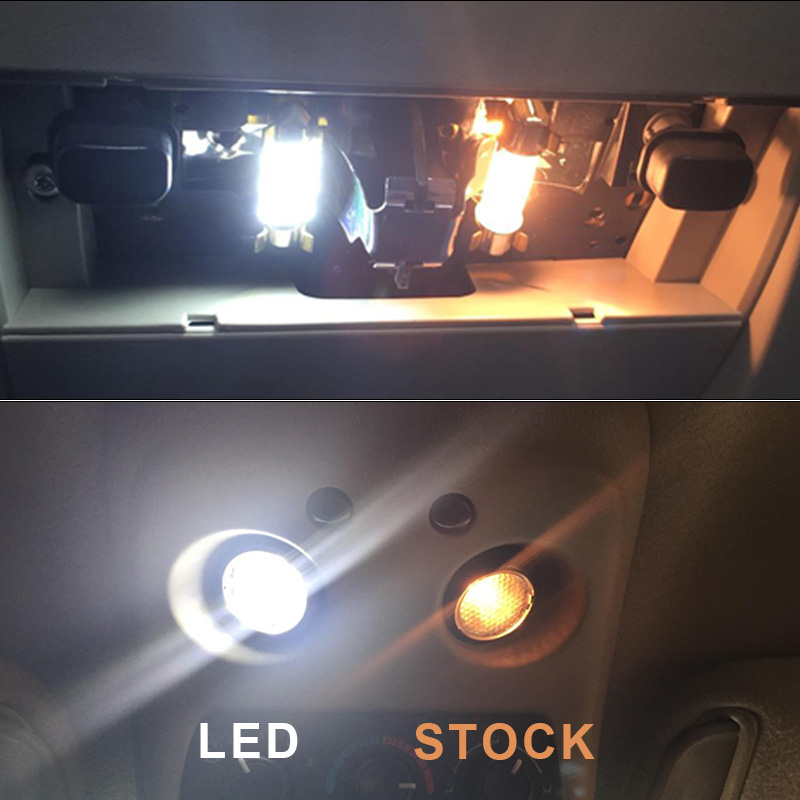 10Pc X LED License Plate Bulb + Interior Light Kit For Mercedes-Benz A class W168 A140 A160 A170 A190 A210 (97-04)