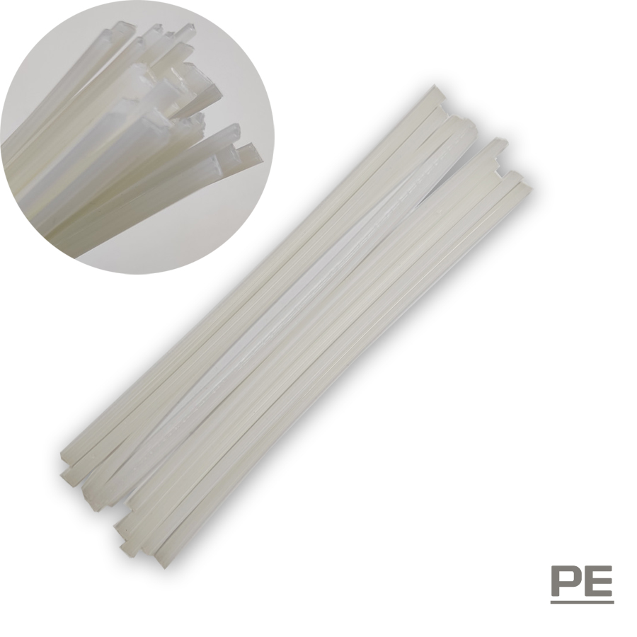 40pcs Plastic Welding Rods 200mm Length ABS/PP/PVC/PE Welding Sticks 5x2mm For Plastic Welder