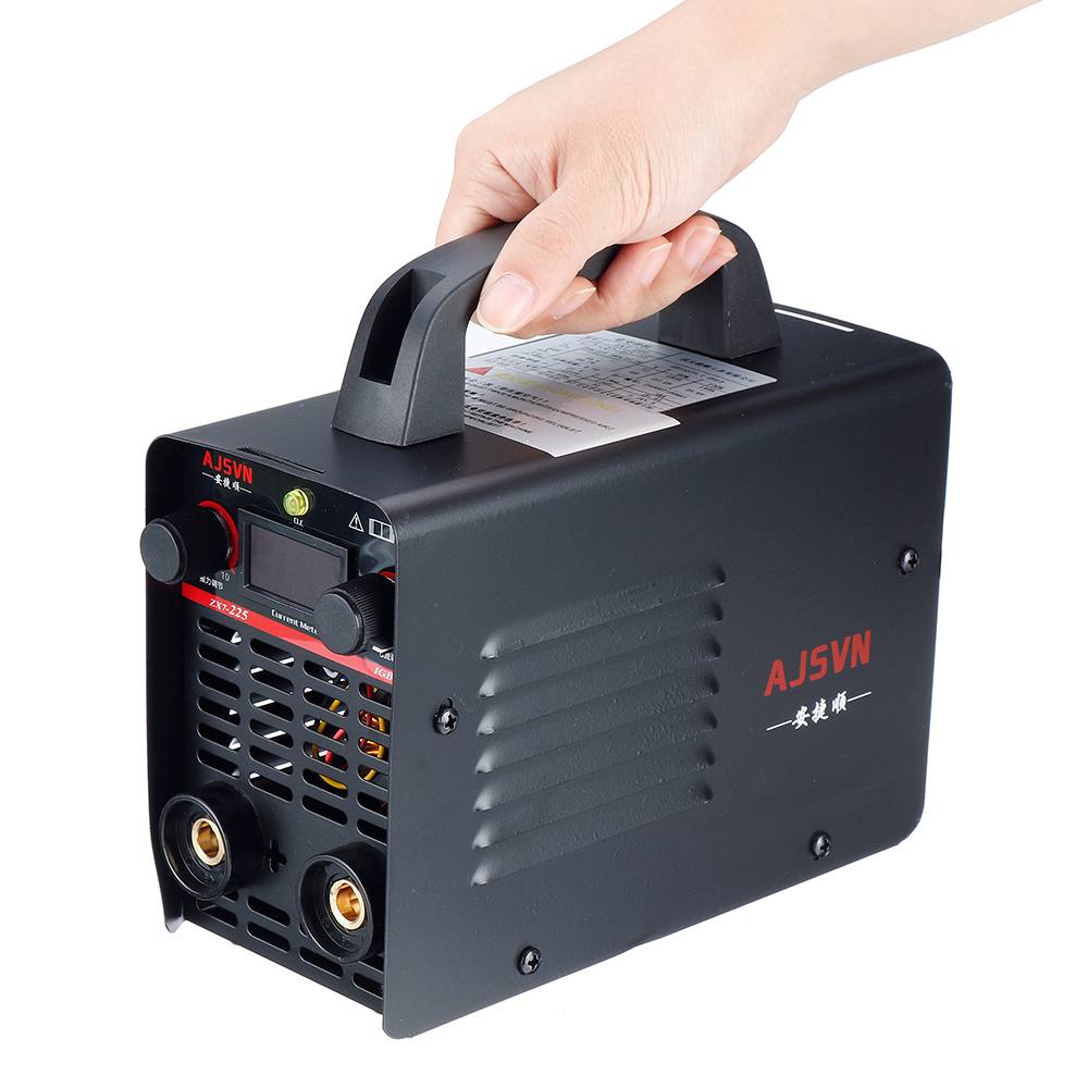 ZX7-225 LCD Display Electric Welding Machine 20A-225A 4200W Arc/MMA Inverter mini Portable Handheld IGBT Welder Digital Display