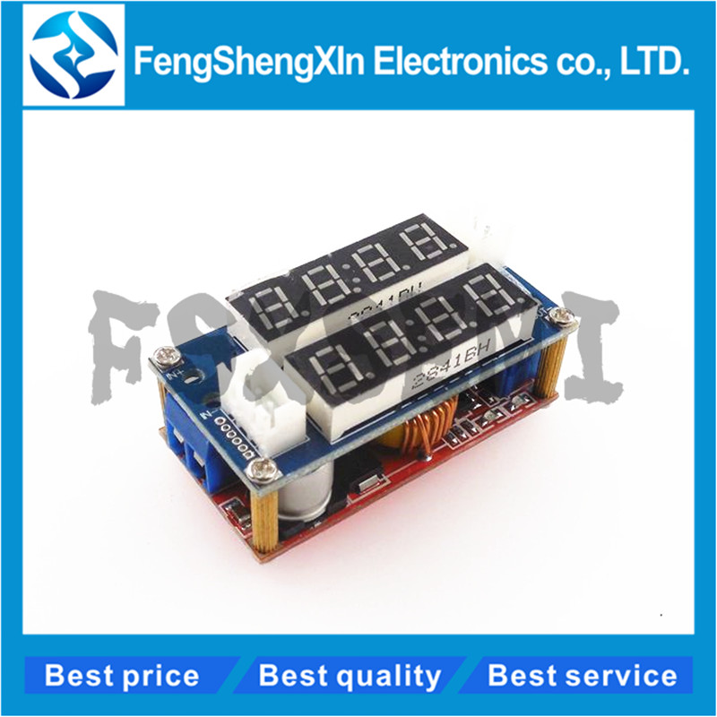 1pcs XL4015 5A Adjustable Power CC/CV Step-down Charge Module LED Driver Voltmeter Ammeter Constant current constant voltage