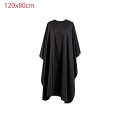 Professional Barber Cape Black Cloth Hair Salon Nylon Shawl with Snap Closure Adjustable Barber Wrap Accessories hairdresser