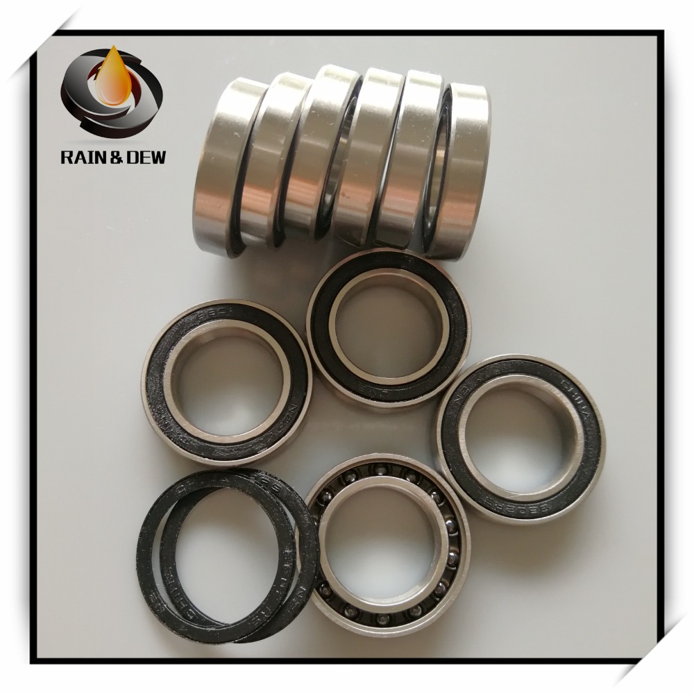 2Pcs S6902-2RS ABEC-9 15x28x7 mm Stainless Steel Hybrid Ceramic Bearing 6902 61902 Bicycle bearings