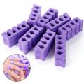 Monja 50/100pcs Pack Nail Art Toes Separators Fingers Random Color Soft Sponge UV Gel Polish Beauty Manicure Pedicure Tools