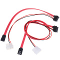 New 7 + 6 Pin Slimline SATA Cable for Slim Laptop SATA DVD CD-RW Drive Power Adapter Cable Notebook Optical Drive Cable Line