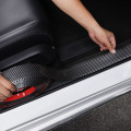 Car sticker carbon fiber rubber molding threshold protector for Kia Rio 3 4 K2 K3 K5 K4 Cerato,Soul,Forte,Sportage R,SORENTO,