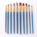 5Pcs Paint Brushes Set Nylon Painting Brush Short Rod Oil Acrylic Brush Watercolor Pen High Quality Professional Art Supplies