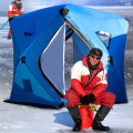 2/3-4 Person Large Space Winter Ice Fishing Tent Waterproof Camping Tourist 3 Layers Thicken Cotton Warm Windproof Fishing Tent
