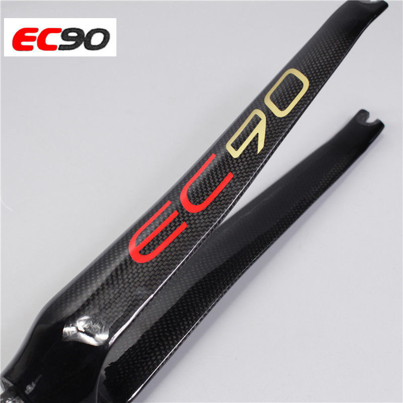 EC90 700C Road Bicycle Front Fork 28.6mm(1-1/8")*700C Carbon Fork Matt/Gloss Road Bike Bicylce Straight Forks