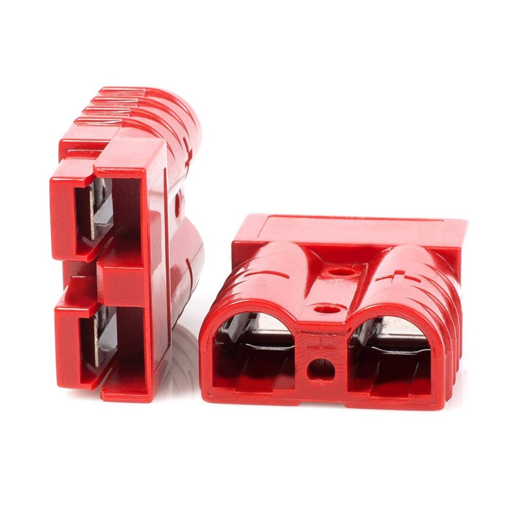 2pcs/lot 50A Battery Trailer Pair Charge Plug Quick Connector Connect Disconnect Winch Electrical Power Cable Connectors