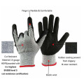 Aramid Knitted Cut Prevent Anti Puncture Safety Gloves