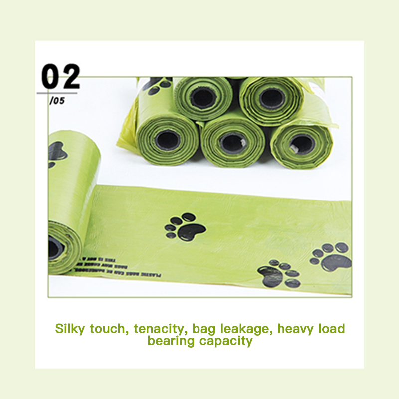 Biodegradable Dog Poop Bags Cornstarch Earth Friendly Zero Waste Compostable Cat Waste Bags Garbage Bags Pet Dog Cat Pick Up Bag