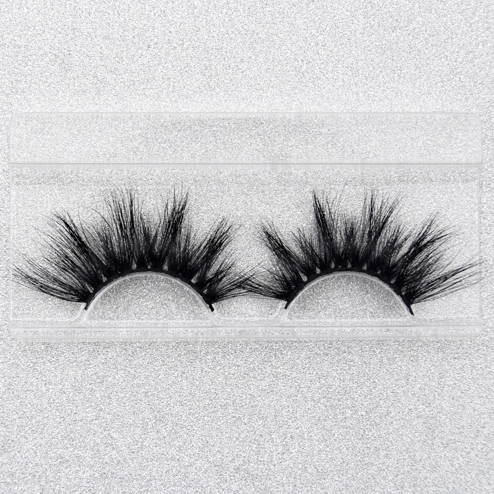 Visofree 25mm lashes 3d mink lashes handmade full strip lashes crisscross dramatic mink eyelashes full volume E80 false eyelash