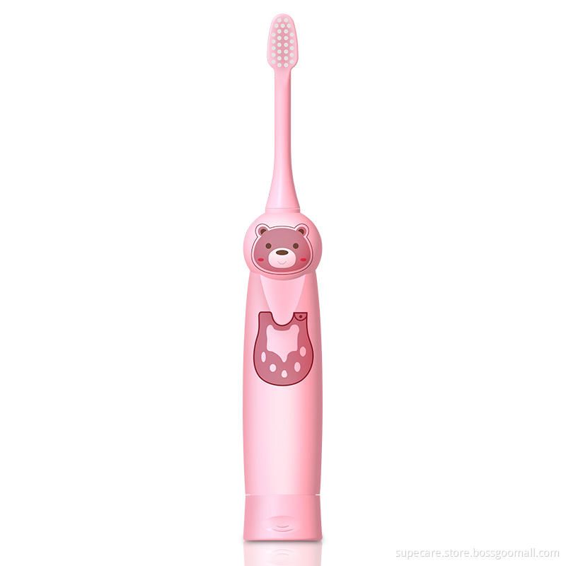 WATERPROOF SOFT BRISTLE KIDS SONIC ELECTRIC TOOTHBRUSH