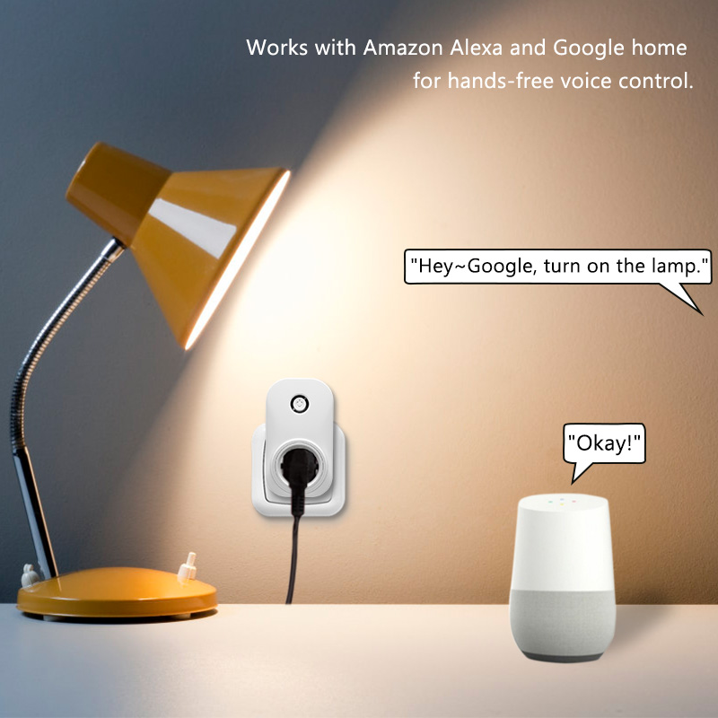 Tuya Smart Life Wifi Socket Israel Type 16A Plug App Remot Control Voice Control with Google Home Alexa Echo Timer the Devices