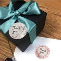 500pcs/roll 4 Designs Flower Floral Thank You Sticker Wedding Favors Gift Package Seal Label