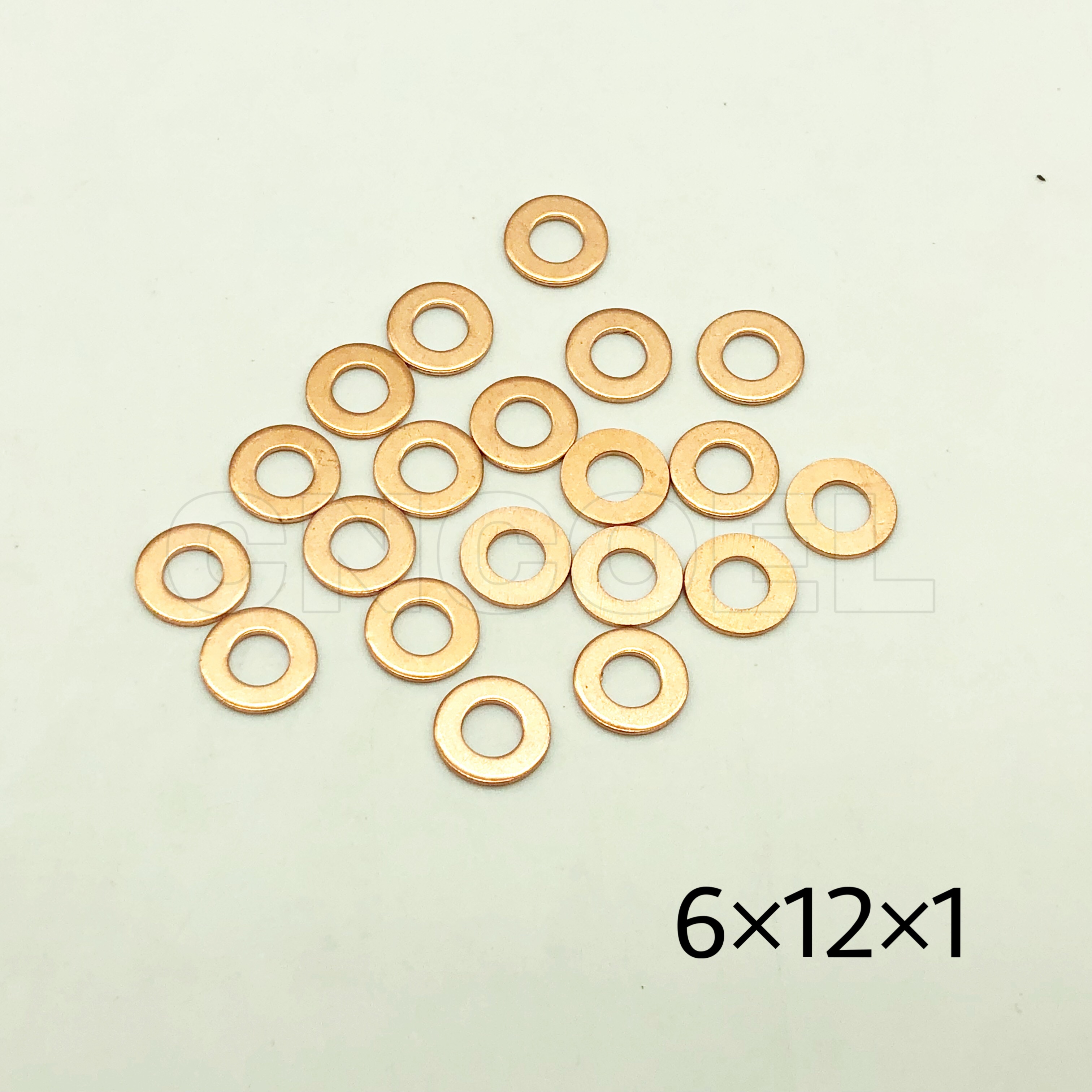 20Pcs Solid Copper Washer Flat Ring Gasket Sump Plug Oil Seal Fittings M10 M8 M6 M5 M14 M16 Fastener Hardware Accessories