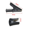 2Pcs 2000V 30A Crocodile Alligator Folders Safety Test Clips For 4mm Shrouded Banana Plug Electronics Stocks