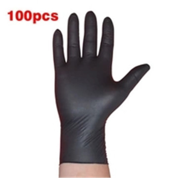 Black/blue Gloves 100 Disposable Gloves Latex Size S M L XL Dishwashing/Kitchen/Work/Rubber/Garden Gloves Universal Cleanin