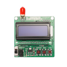 LCD Backlight Digital Display RF Power Meter Module -75~+16dBm 0.1-600MHz Radio Frequency Attenuation Value RF Power Meter