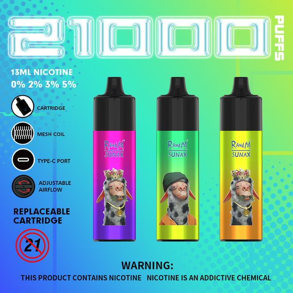 RandM Sunax 21000 puffs