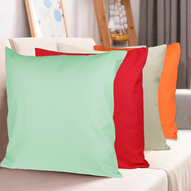 45x45cm Waterproof Garden Square Cushion Cover For Furniture Cane Cushions Seat Bench Outdoor Indoor Pillowcase