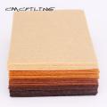CMCYILING 40 Pcs/lot 10*15cm Felt Fabric 1 MM Thickness Polyester Cloth For DIY Sewing Crafts Scrapbook Felt Sheets Brown
