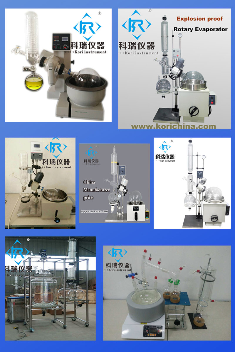 3L High Borosilicate GG3.3 Glass Rotary Evaporator heating/chiller for Lab and scientific equipment