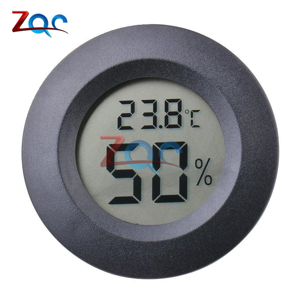 Mini LCD Digital Thermometer Hygrometer Fridge Freezer Temperature Sensor Humidity Meter Detector Indoor Gauge Instruments