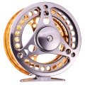 Sougayilang Large Arbor Fly Fishing Reel 2+1 BB High Strength Die Casting Aluminium Alloy Spool Fly Reels Fishing Tackle