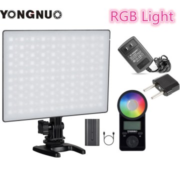 YONGNUO YN300Air II LED Video Light Panel RGB 3200K-5600K Photography Fill-in Lamp with Remote Control for Photography