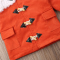 1-6 Years Baby Boys Coats Spring Autumn Toddler Baby Outerwear Foxes Ears Hooded Coats Boys Jacket Orange Warm Kids Jackets Tops