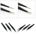 Anti Static Tweezers Stainless Steel Tweezers Set for BGA Work Repair Tool ESD-10,11,12,13,14,15