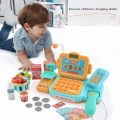 24Pcs/set Electronic Simulated Supermarket Cash Register Kits Toys Kids Checkout Counter Role Pretend Play Cashier Girl Toy gift